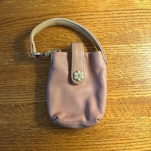Brighton Vintage Pink Leather Mini Bag
